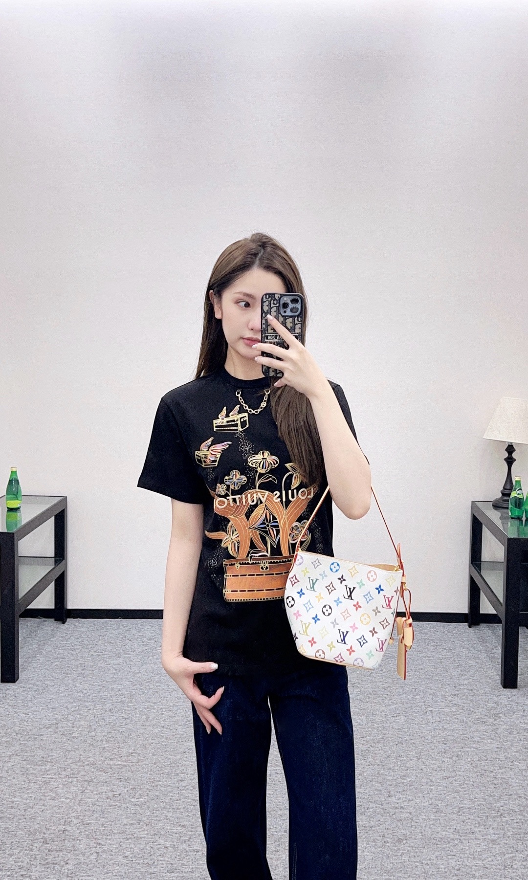 Louis Vuitton 루이비통 루이 비통 플라워 프린트 코튼 티셔츠 3