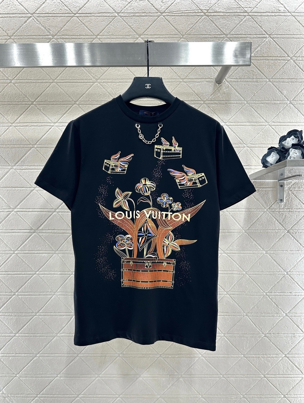 Louis Vuitton 루이비통 루이 비통 플라워 프린트 코튼 티셔츠 7
