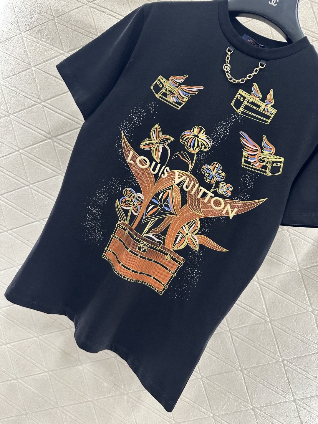 Louis Vuitton 루이비통 루이 비통 플라워 프린트 코튼 티셔츠 11