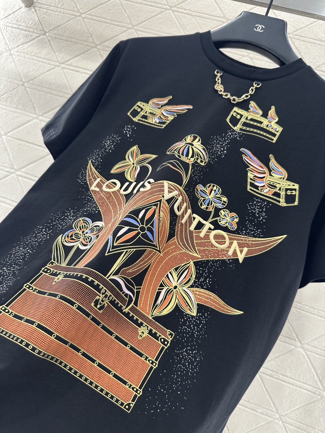 Louis Vuitton 루이비통 루이 비통 플라워 프린트 코튼 티셔츠 12