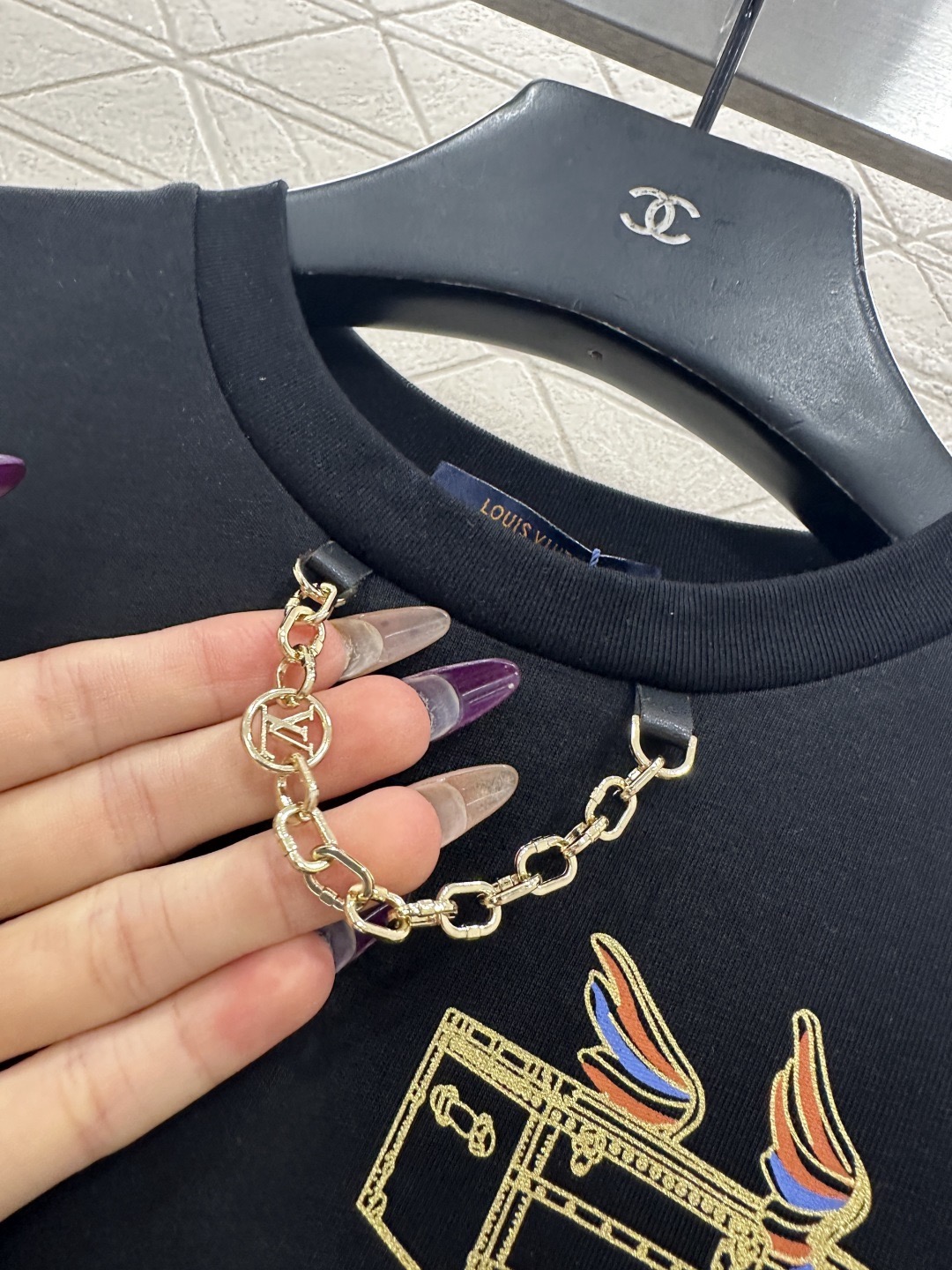 Louis Vuitton 루이비통 루이 비통 플라워 프린트 코튼 티셔츠 13