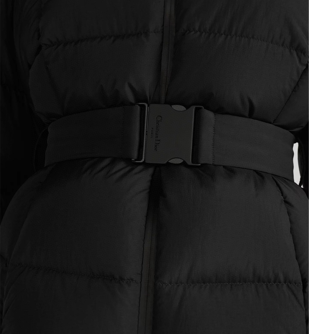 Dior 디오 탈부착 후드 벨트 다운 점퍼 4