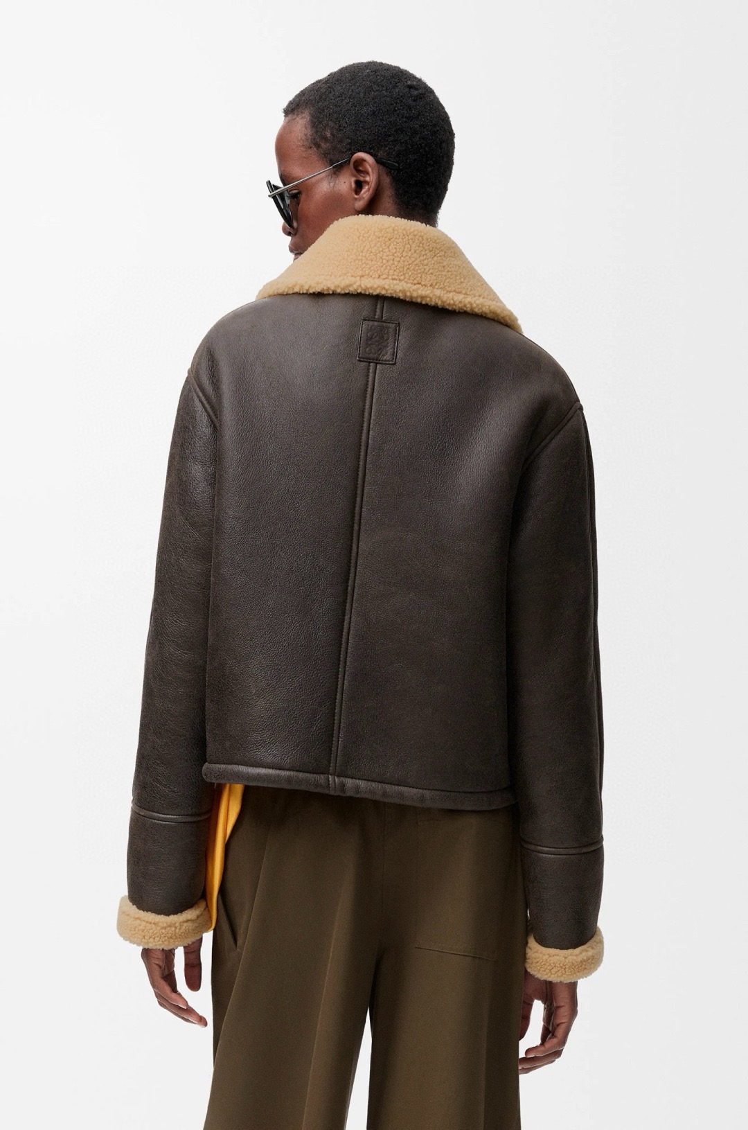 Loewe 로에베 에코 무톤 양털 라이더 자켓 4