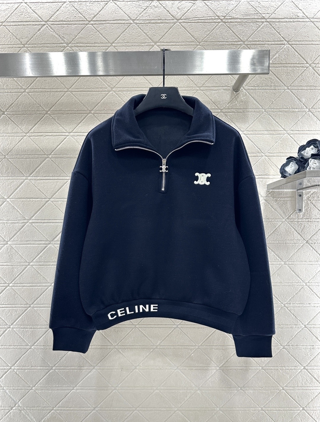 Celine 셀린느 셀린 반집업 로고 트레이닝 세트 7