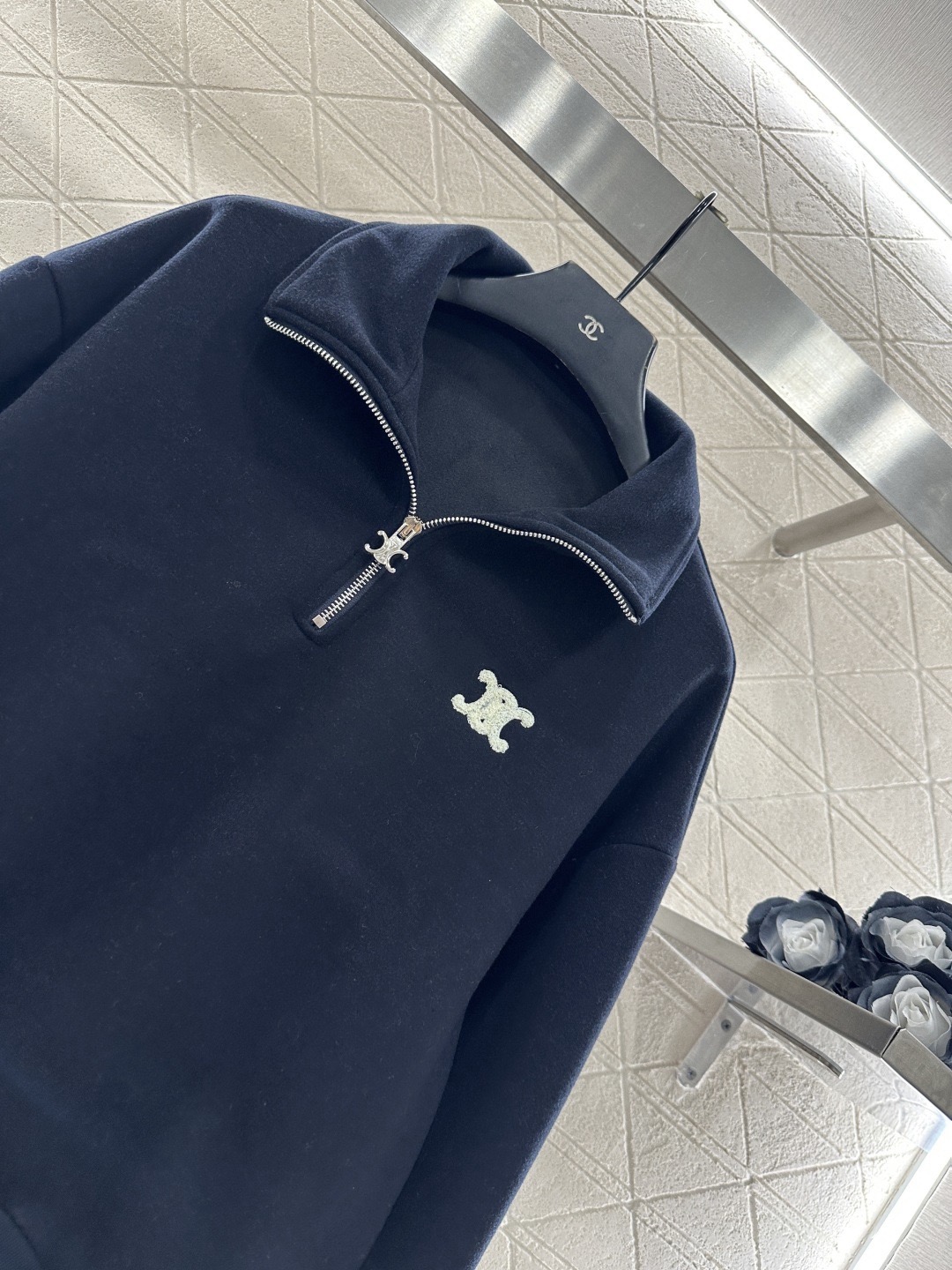 Celine 셀린느 셀린 반집업 로고 트레이닝 세트 9