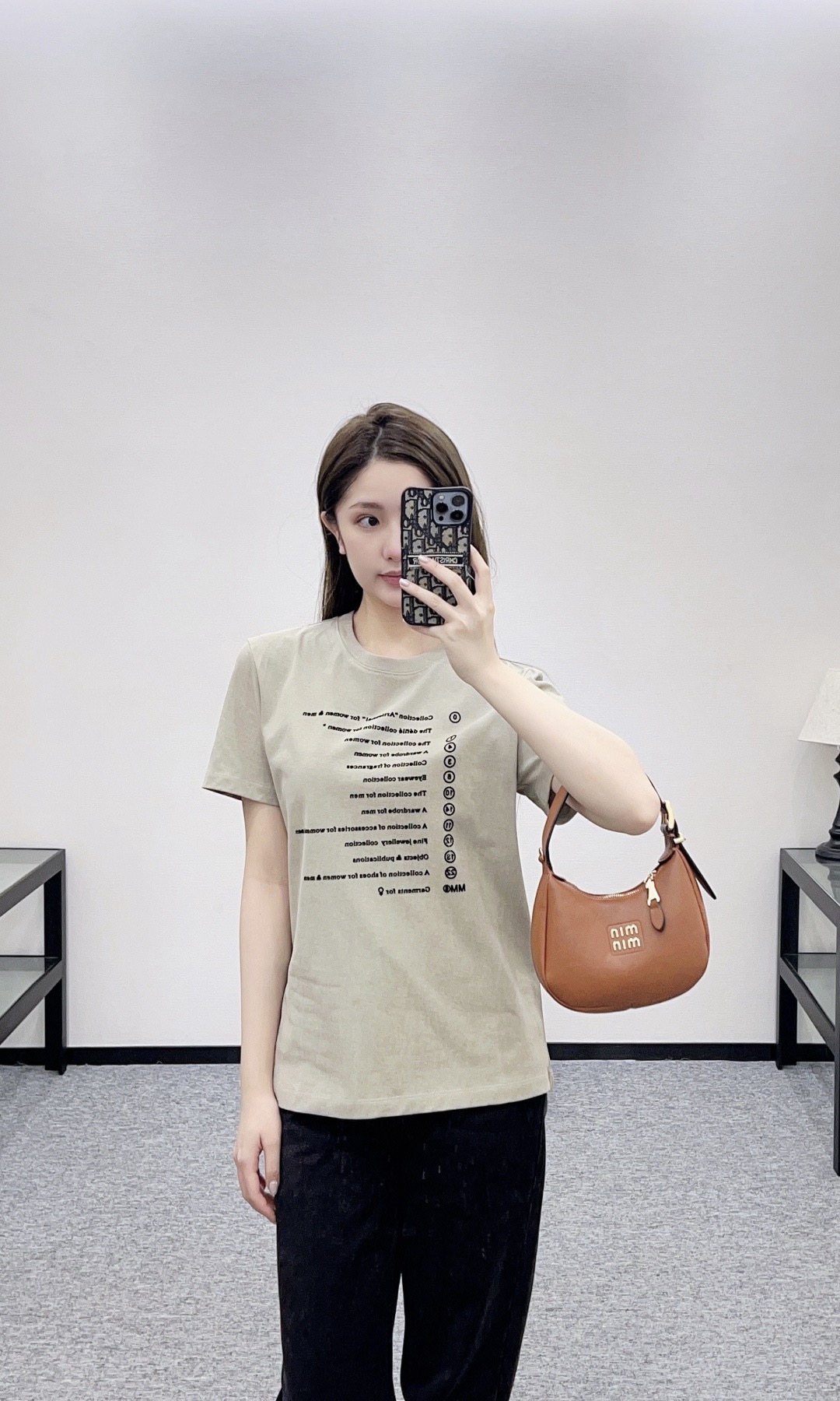 MM6 엠엠식스 로고 프린트 코튼 티셔츠 2