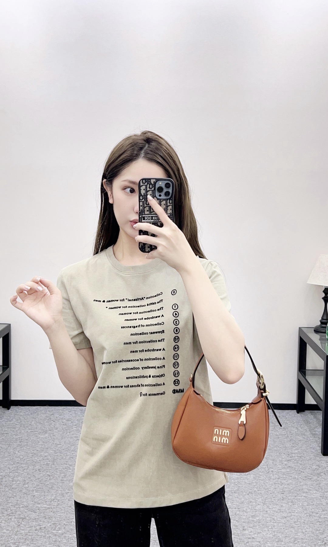 MM6 엠엠식스 로고 프린트 코튼 티셔츠 3