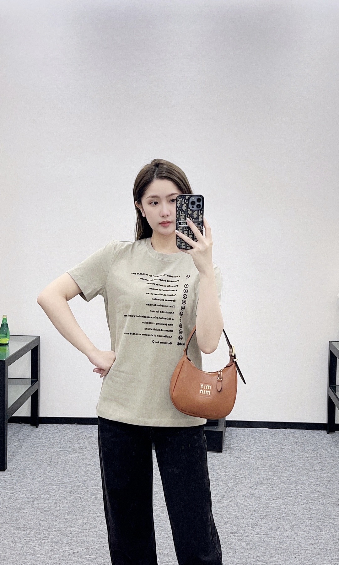 MM6 엠엠식스 로고 프린트 코튼 티셔츠 4