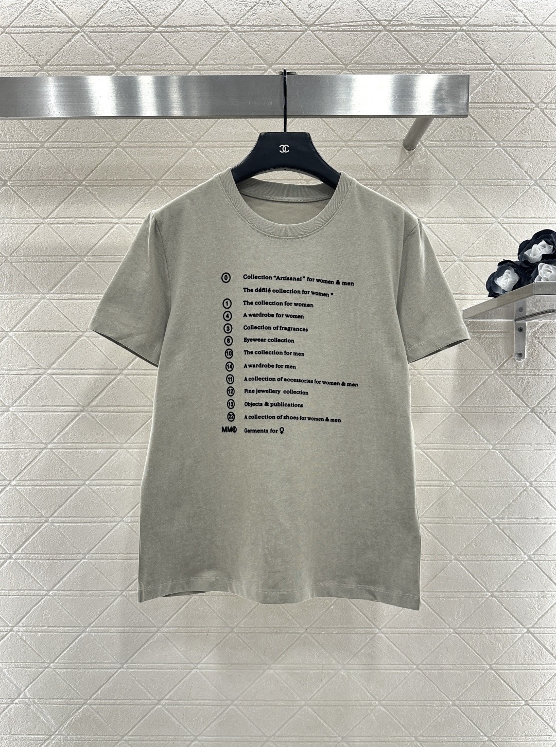 MM6 엠엠식스 로고 프린트 코튼 티셔츠 7