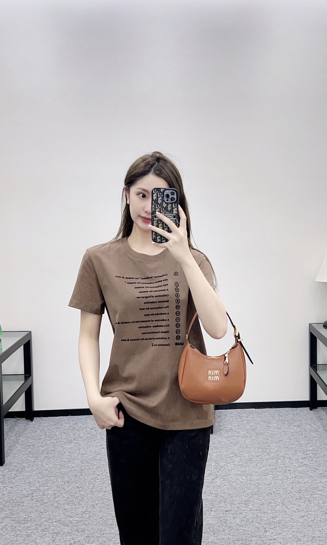 MM6 엠엠식스 로고 프린트 코튼 티셔츠 1