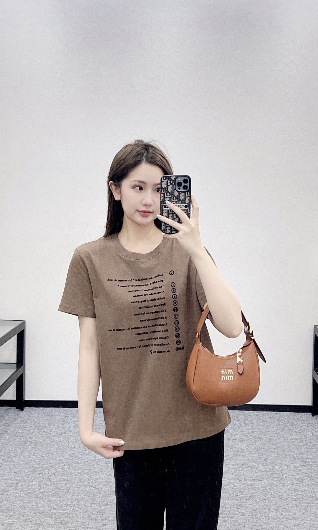 MM6 엠엠식스 로고 프린트 코튼 티셔츠 2