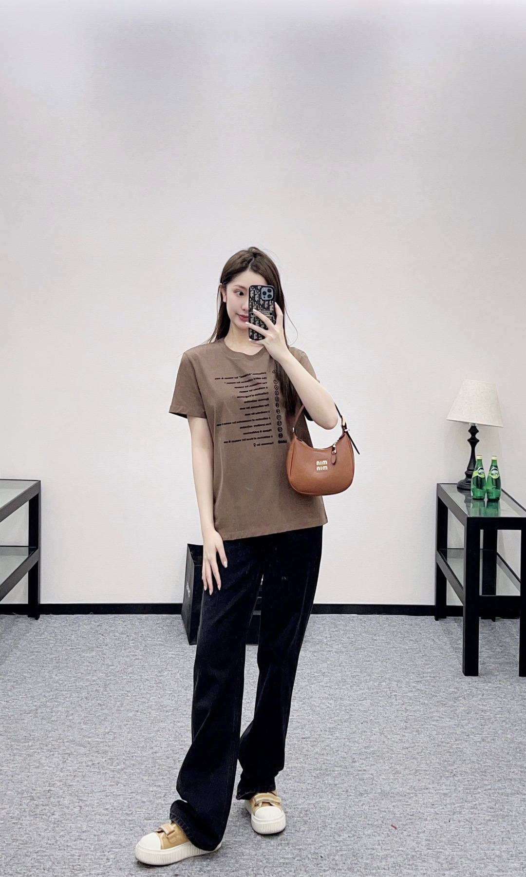 MM6 엠엠식스 로고 프린트 코튼 티셔츠 3