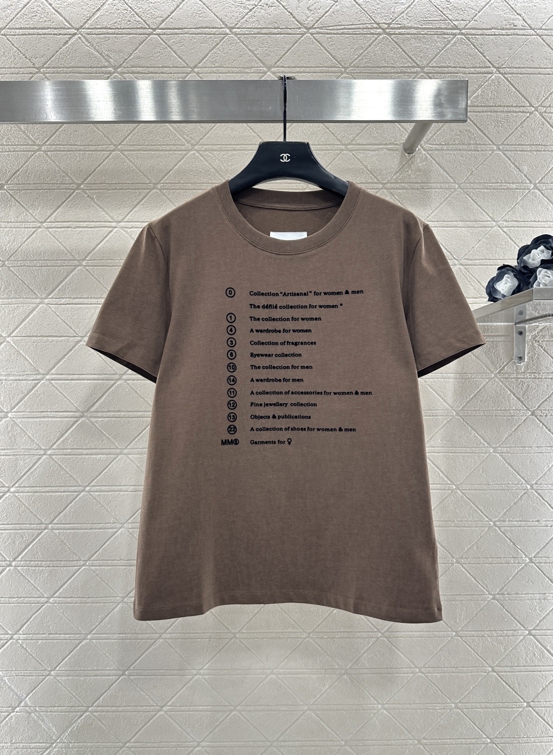 MM6 엠엠식스 로고 프린트 코튼 티셔츠 7