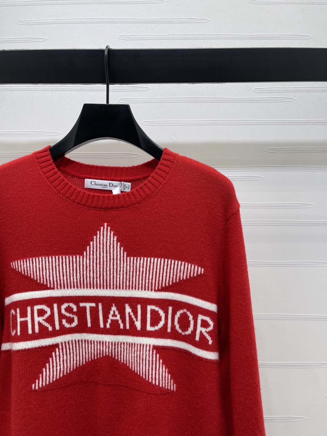 Christian Dior 크리스찬 디올 스타 로고 레드 니트 풀오버 6
