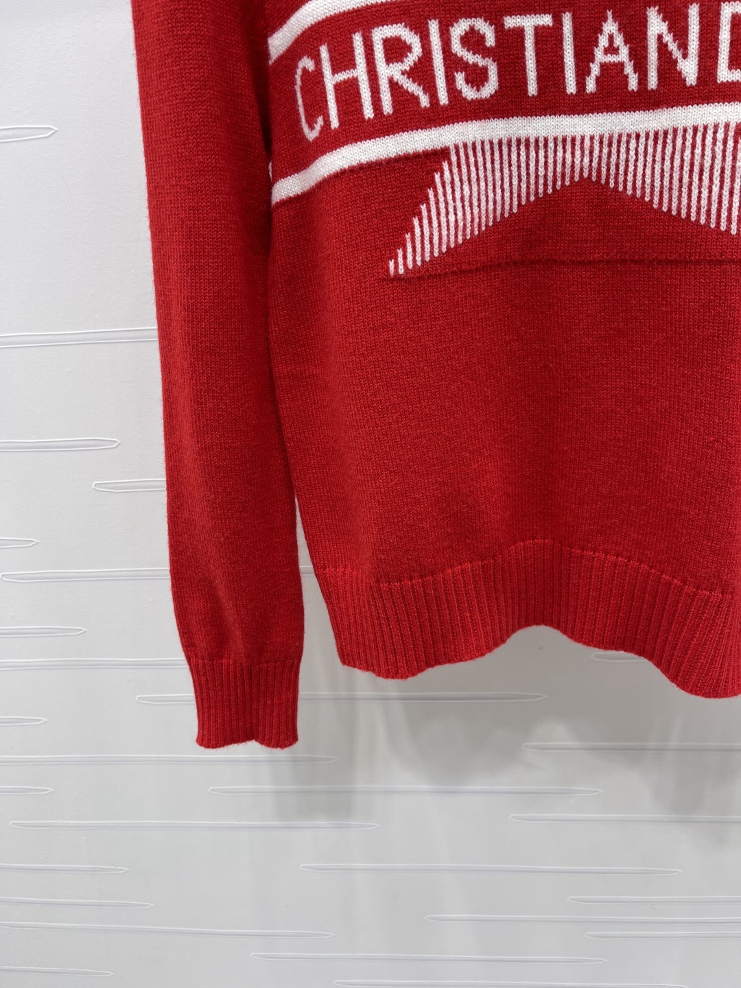 Christian Dior 크리스찬 디올 스타 로고 레드 니트 풀오버 9