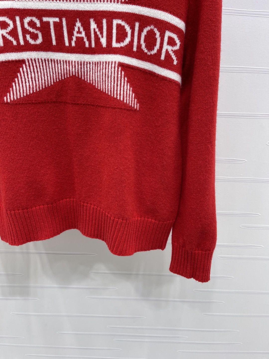Christian Dior 크리스찬 디올 스타 로고 레드 니트 풀오버 10