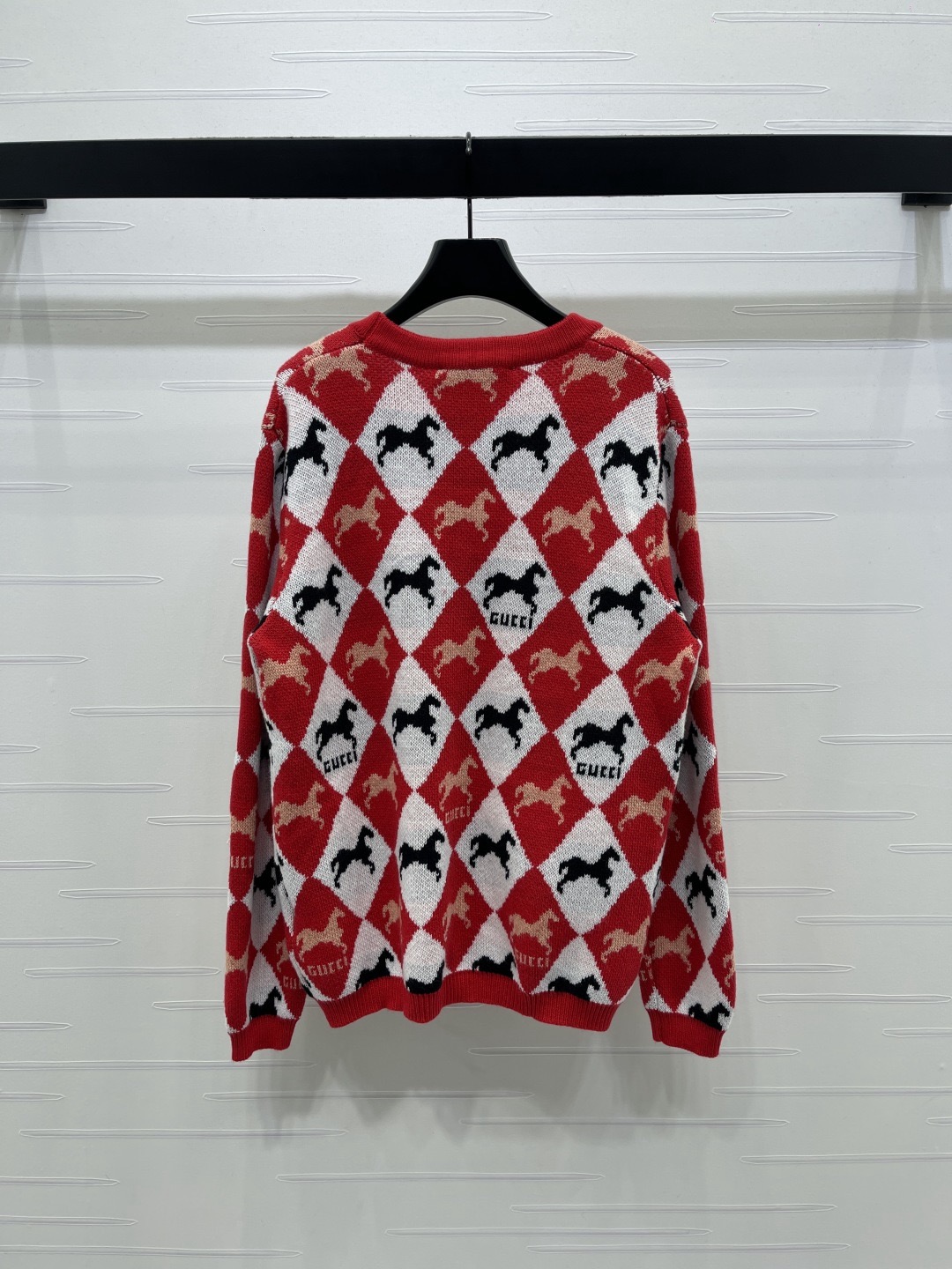 Gucci 구찌 마상 아가일 V넥 니트 가디건 19