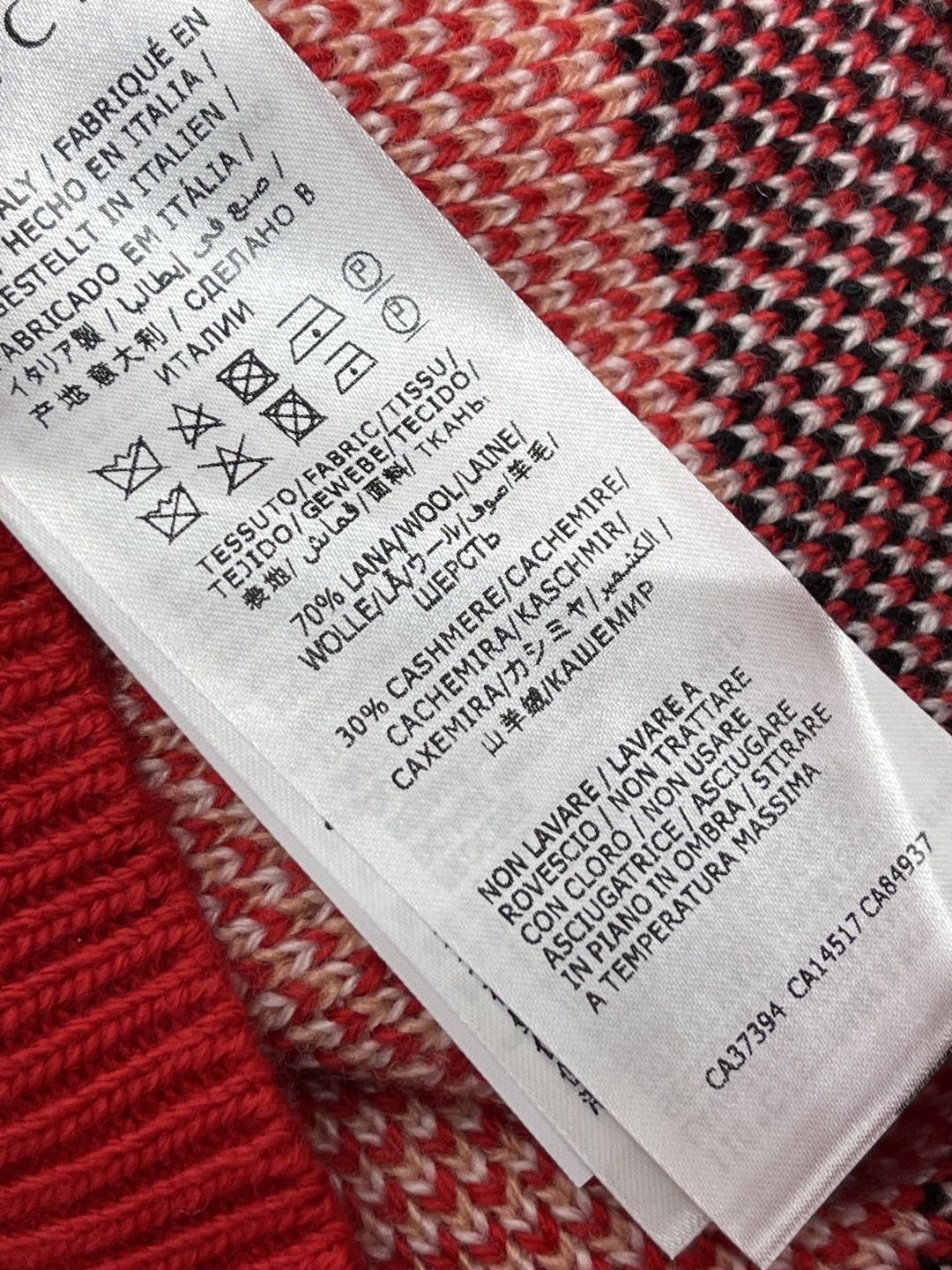 Gucci 구찌 마상 아가일 V넥 니트 가디건 20