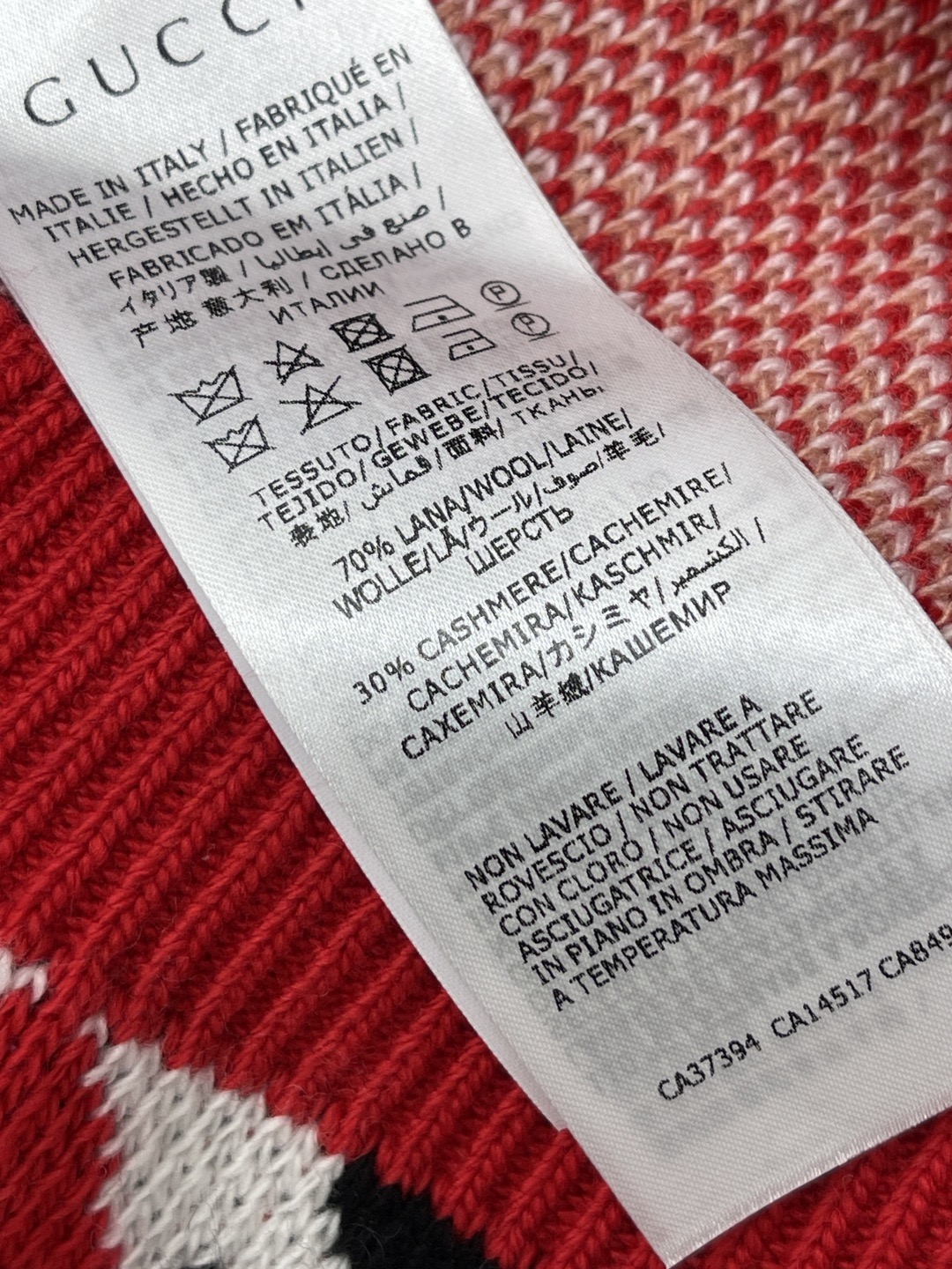 Gucci 구찌 마상 아가일 라운드넥 니트 가디건 19