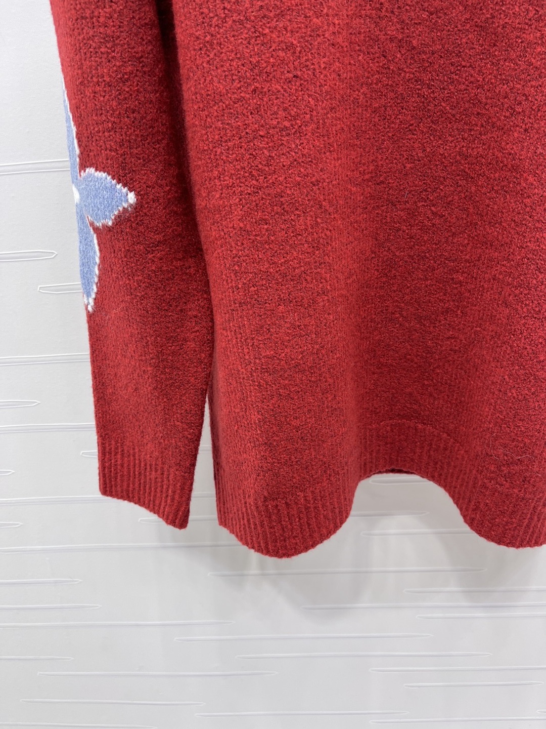 Louis Vuitton 루이비통 루이 비통 로고 자카드 핑크 울 니트 5