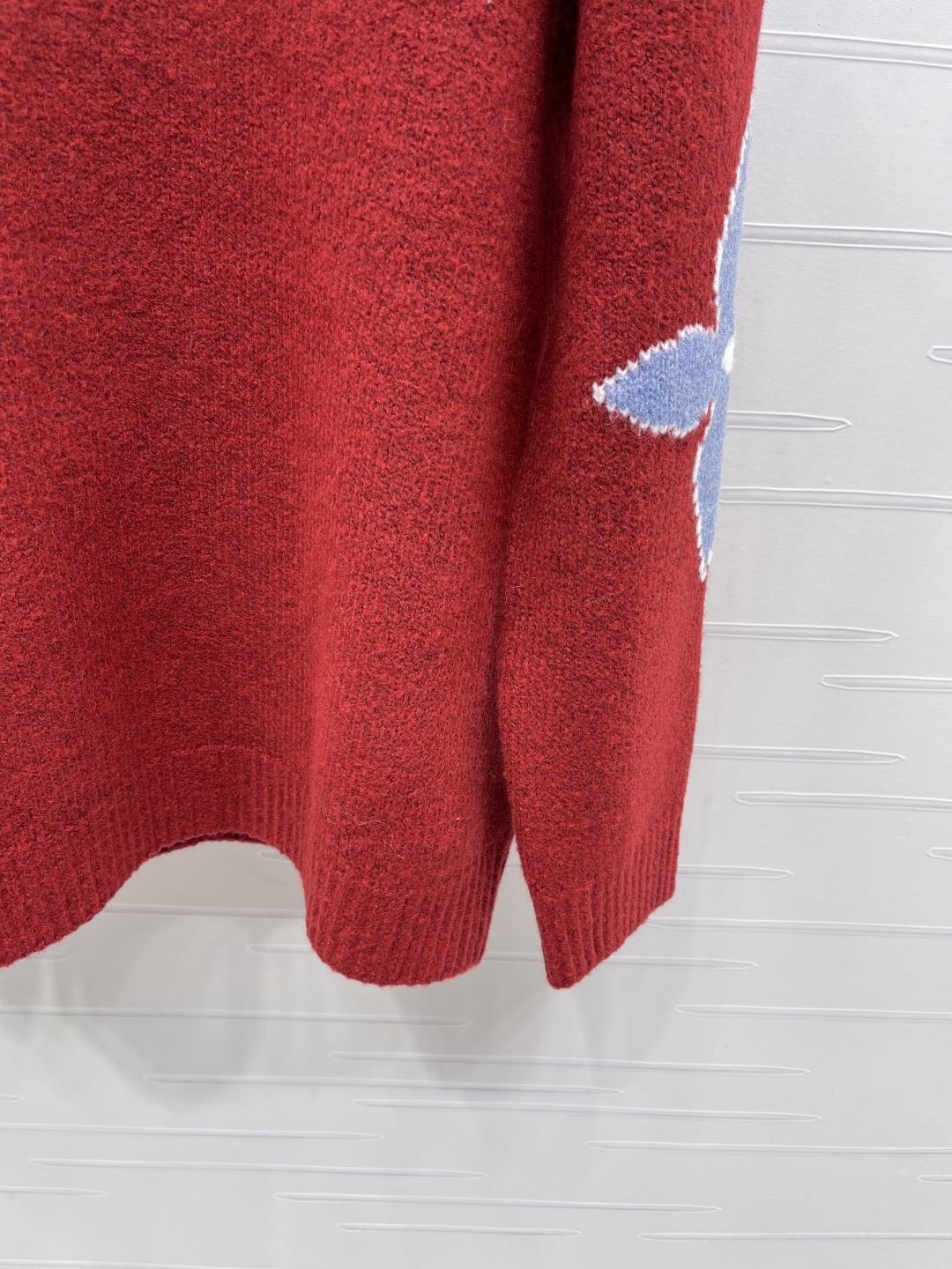 Louis Vuitton 루이비통 루이 비통 로고 자카드 핑크 울 니트 6