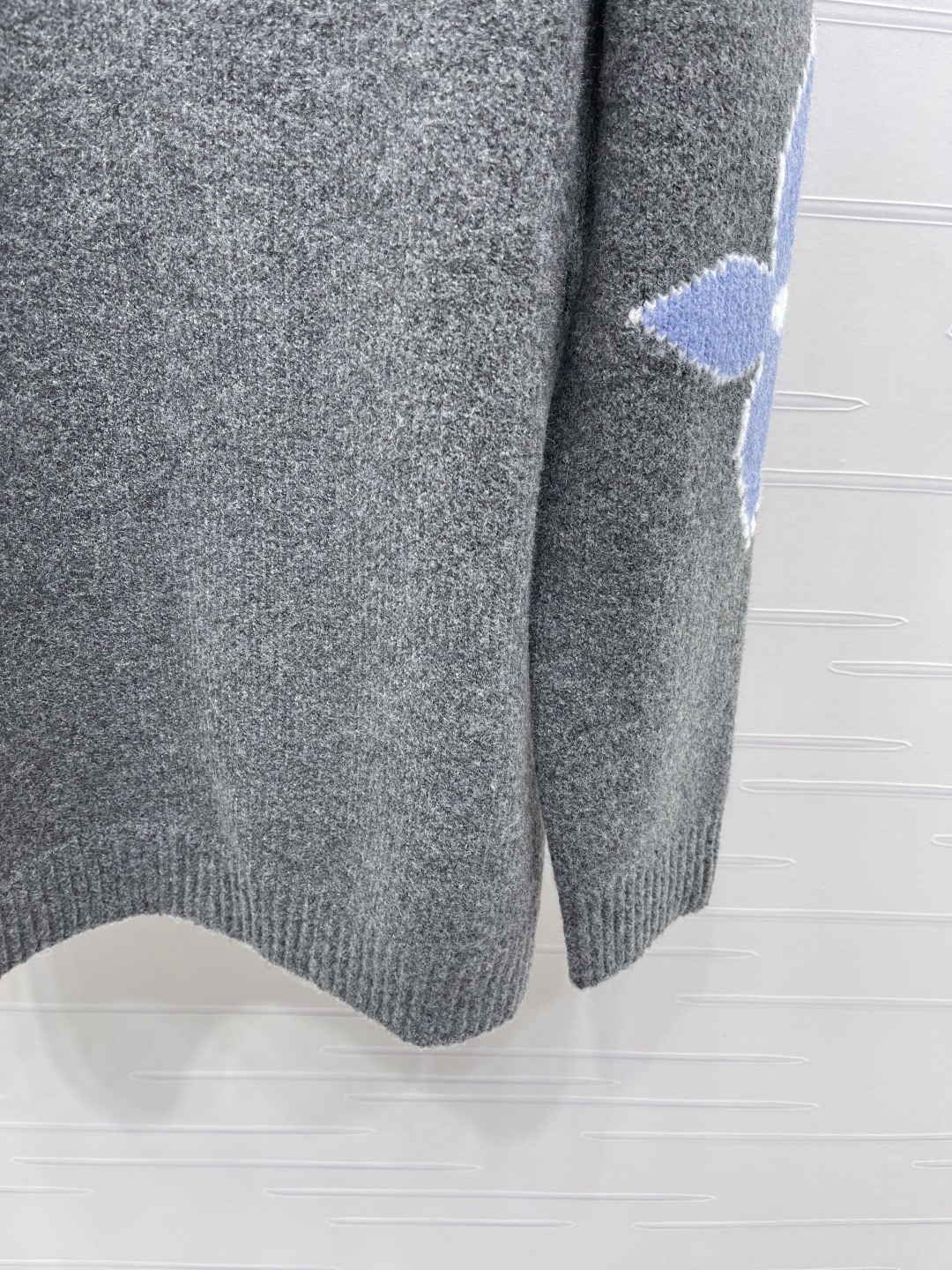 Louis Vuitton 루이비통 루이 비통 로고 자카드 핑크 울 니트 6