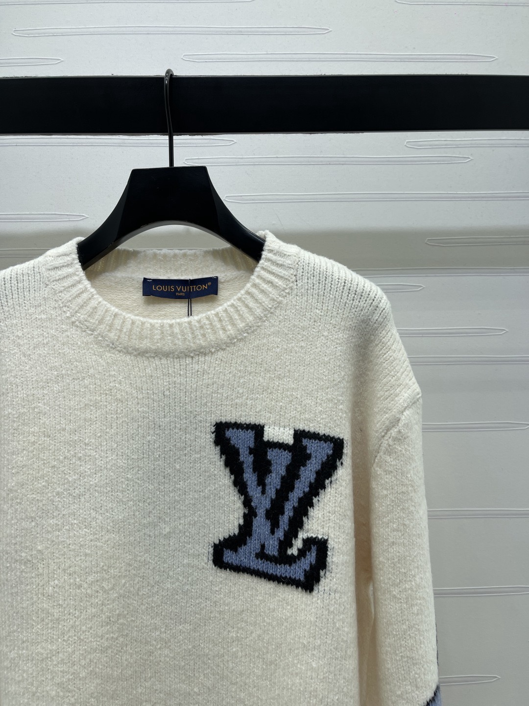 Louis Vuitton 루이비통 루이 비통 로고 자카드 핑크 울 니트 2