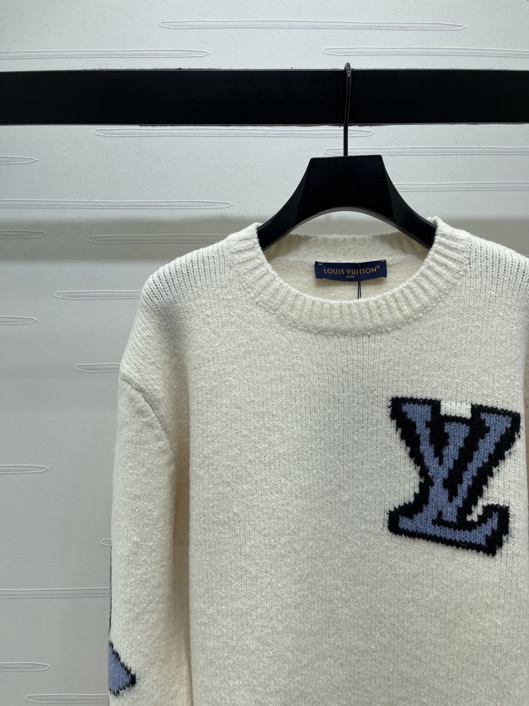 Louis Vuitton 루이비통 루이 비통 로고 자카드 핑크 울 니트 3