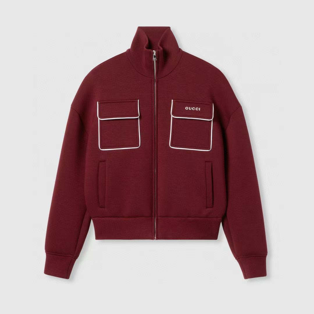 Gucci 구찌 배색 파이핑 포켓 집업 자켓 스커트 세트 2