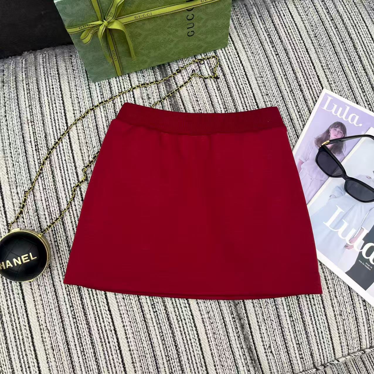 Gucci 구찌 배색 파이핑 포켓 집업 자켓 스커트 세트 25