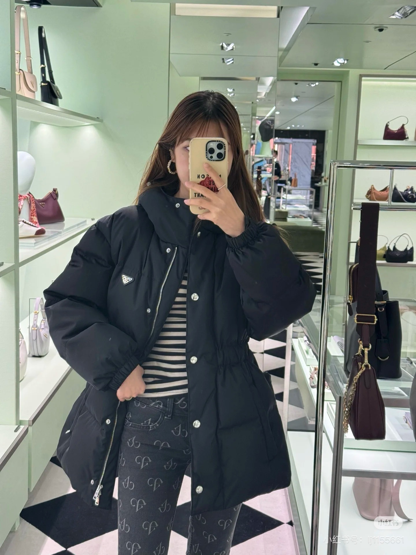 Prada 프라다 벨트 패딩 다운 점퍼 2