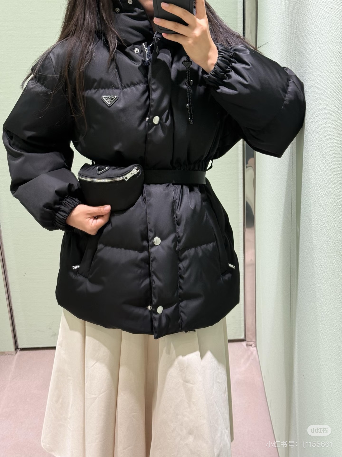 Prada 프라다 벨트 패딩 다운 점퍼 3