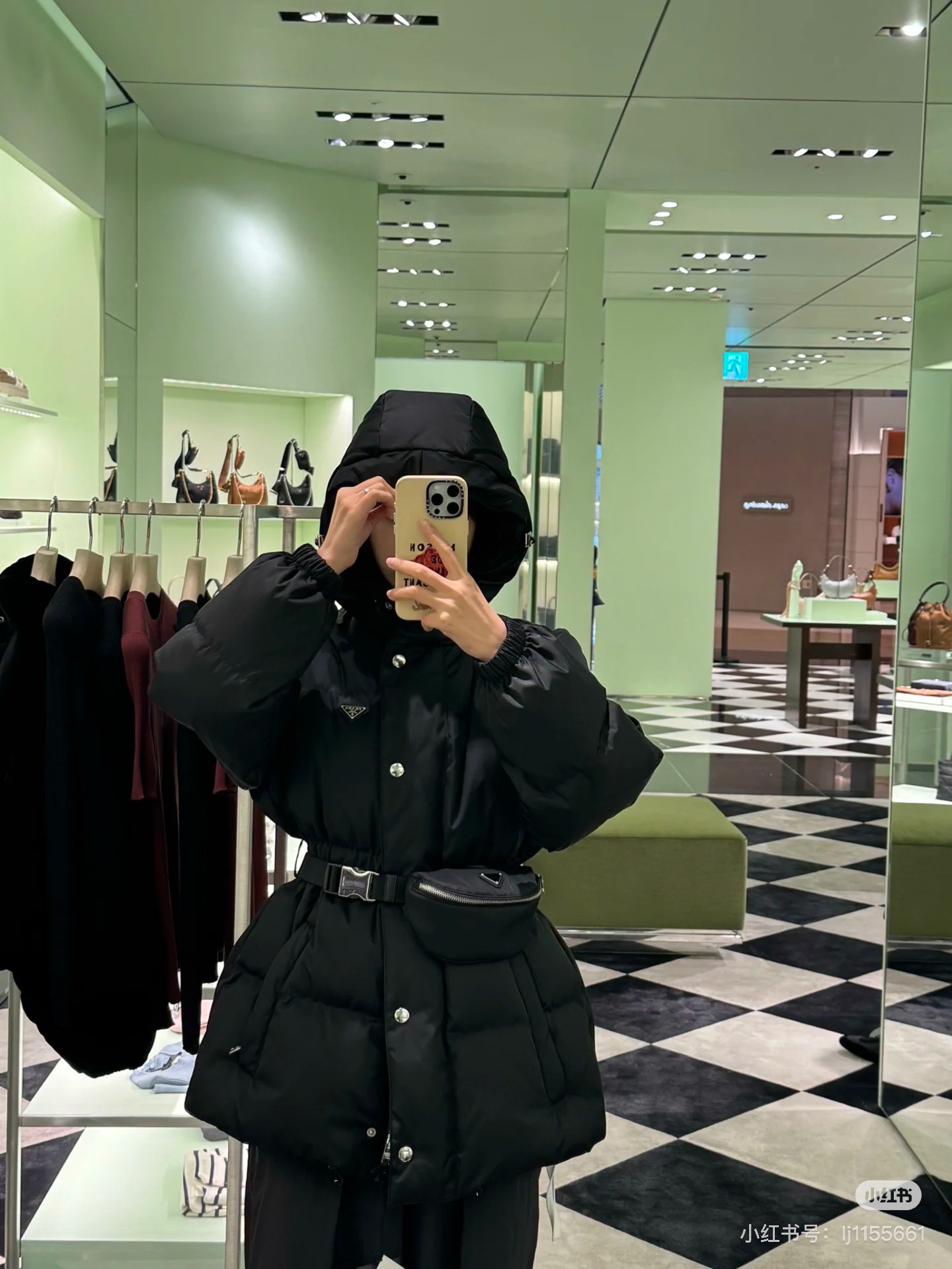 Prada 프라다 벨트 패딩 다운 점퍼 4