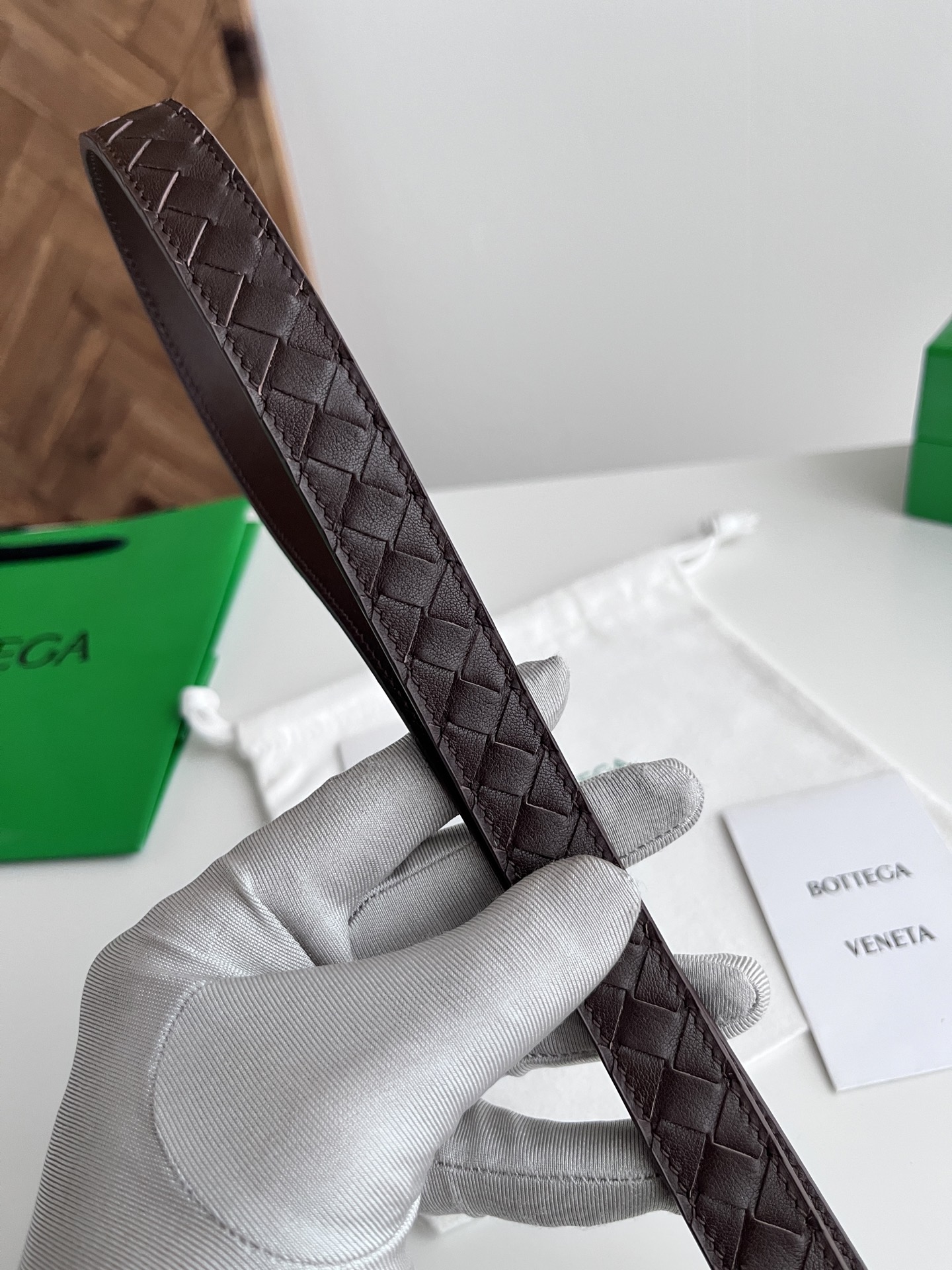 Bottega Veneta 보테가베네타 보테가 베네타 인트레치오 여성 가죽 허리벨트 11