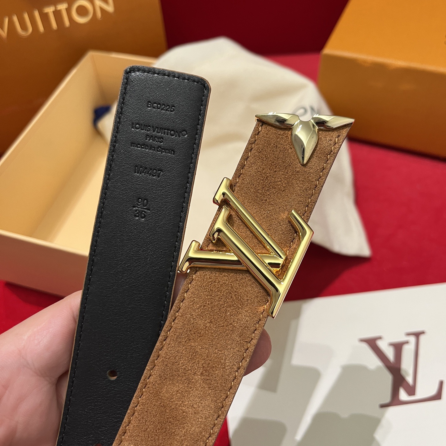 Louis Vuitton 루이 비통 LV 이니셜 리버서블 벨트 30mm M4497 6