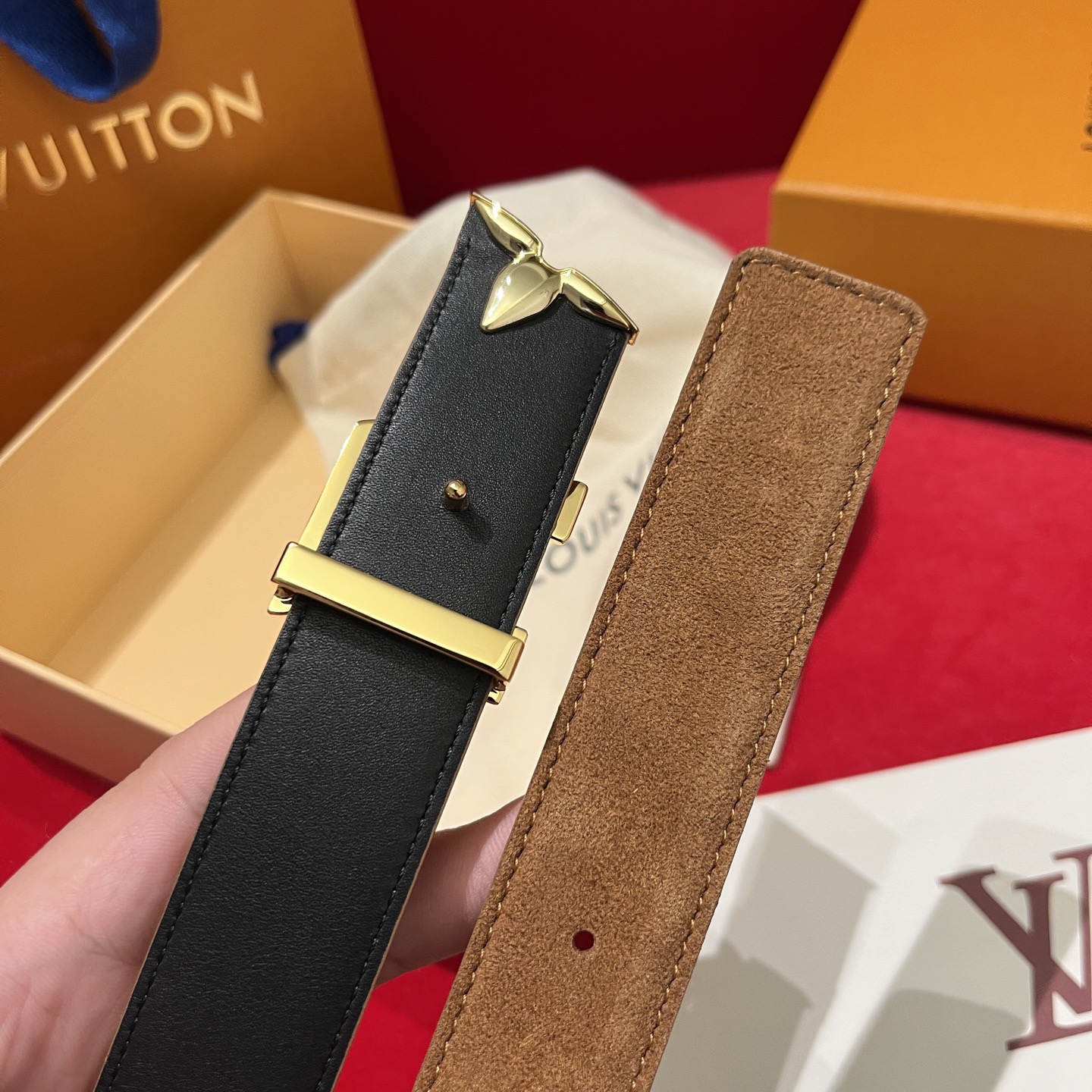 Louis Vuitton 루이 비통 LV 이니셜 리버서블 벨트 30mm M4497 7