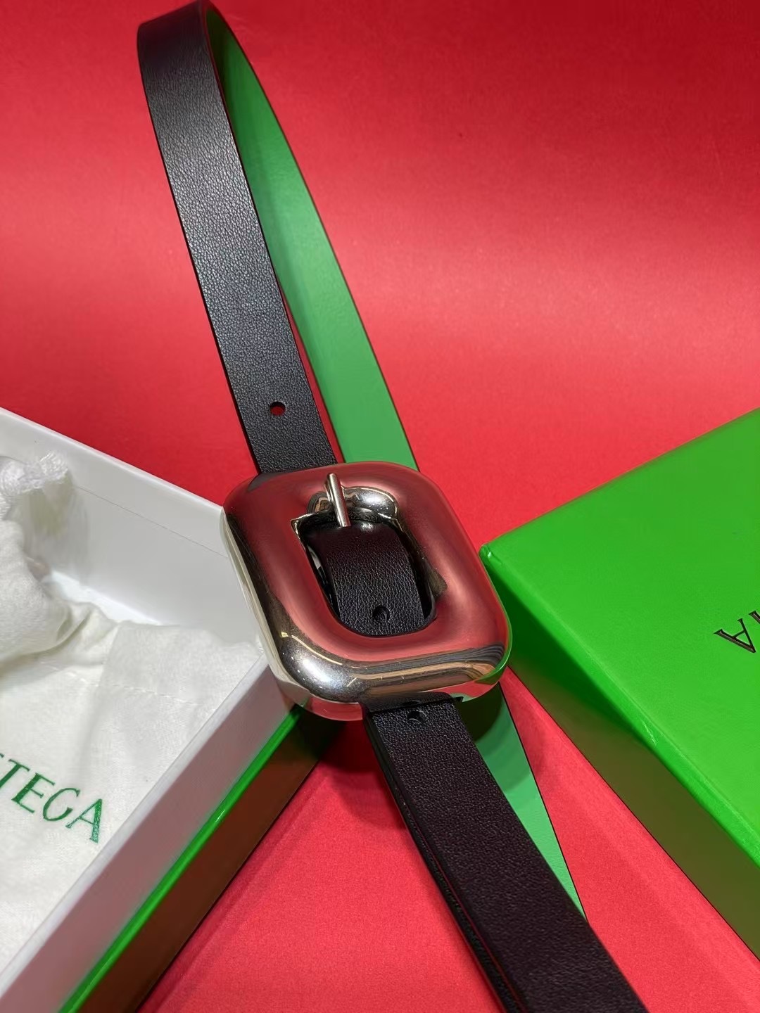 Bottega Veneta 보테가베네타아지가죽 벨트 1