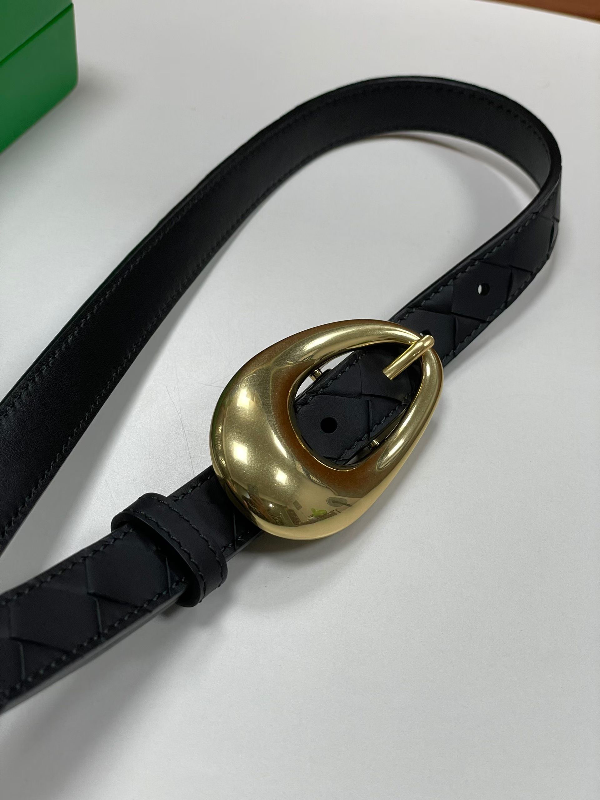 Bottega Veneta 보테가베네타 보테가 베네타 빈티지 버클 송아지가죽 벨트 2