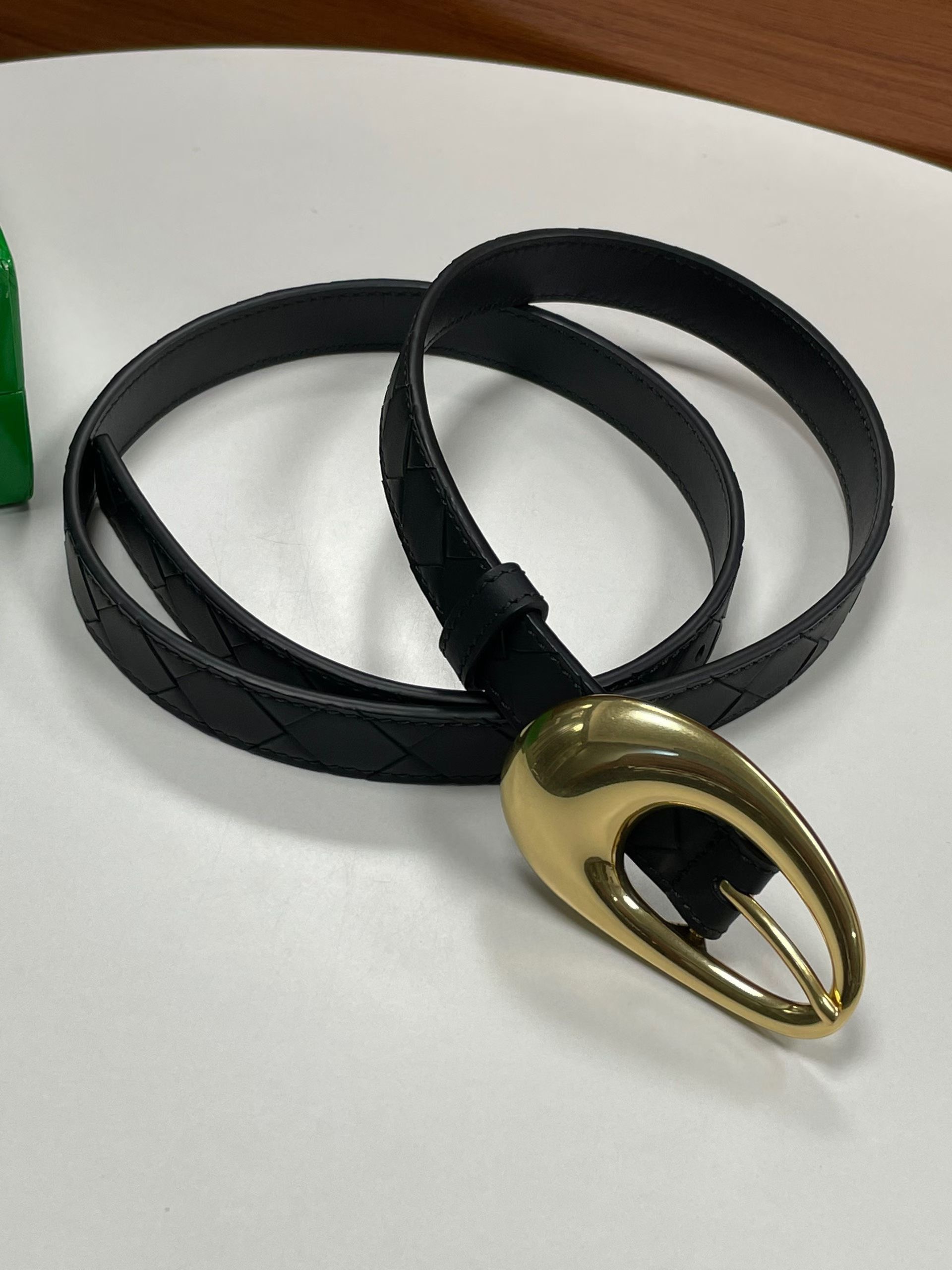 Bottega Veneta 보테가베네타 보테가 베네타 빈티지 버클 송아지가죽 벨트 4