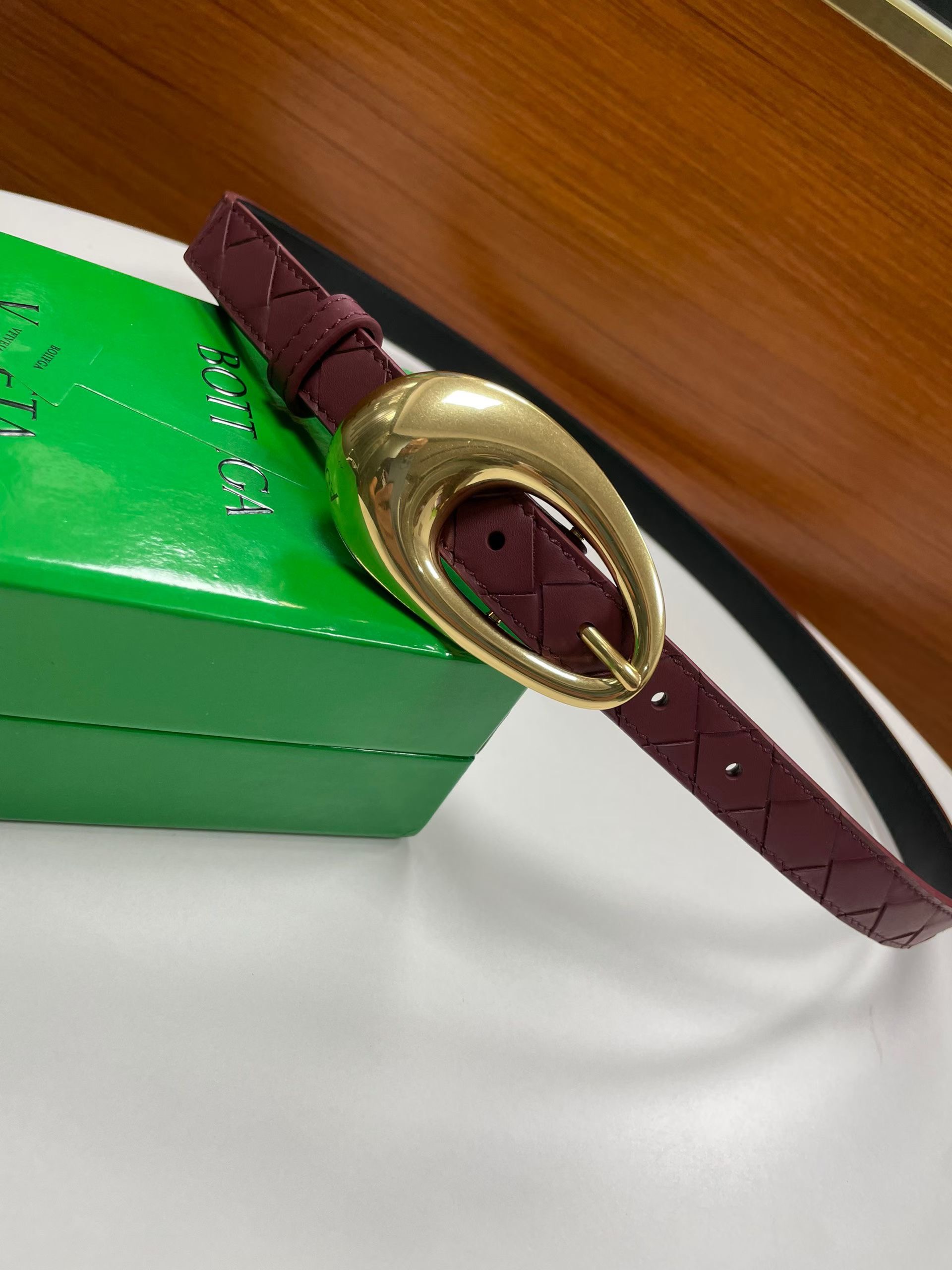 Bottega Veneta 보테가베네타 보테가 베네타 빈티지 버클 송아지가죽 벨트 7