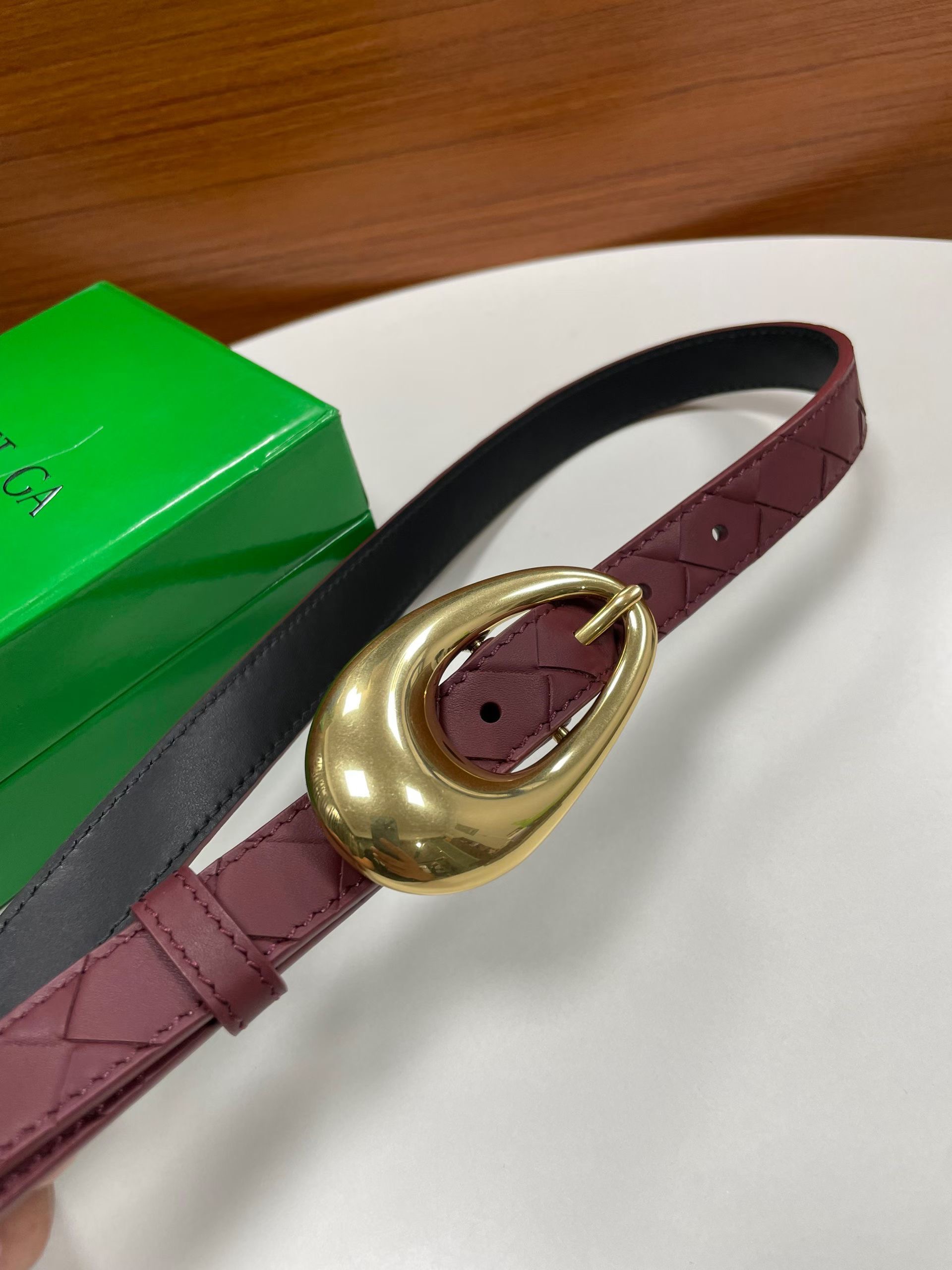 Bottega Veneta 보테가베네타 보테가 베네타 빈티지 버클 송아지가죽 벨트 8