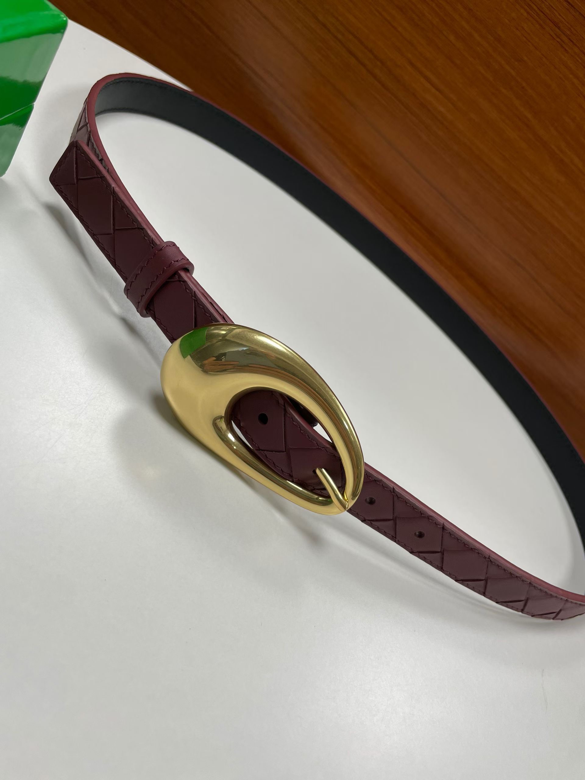 Bottega Veneta 보테가베네타 보테가 베네타 빈티지 버클 송아지가죽 벨트 9