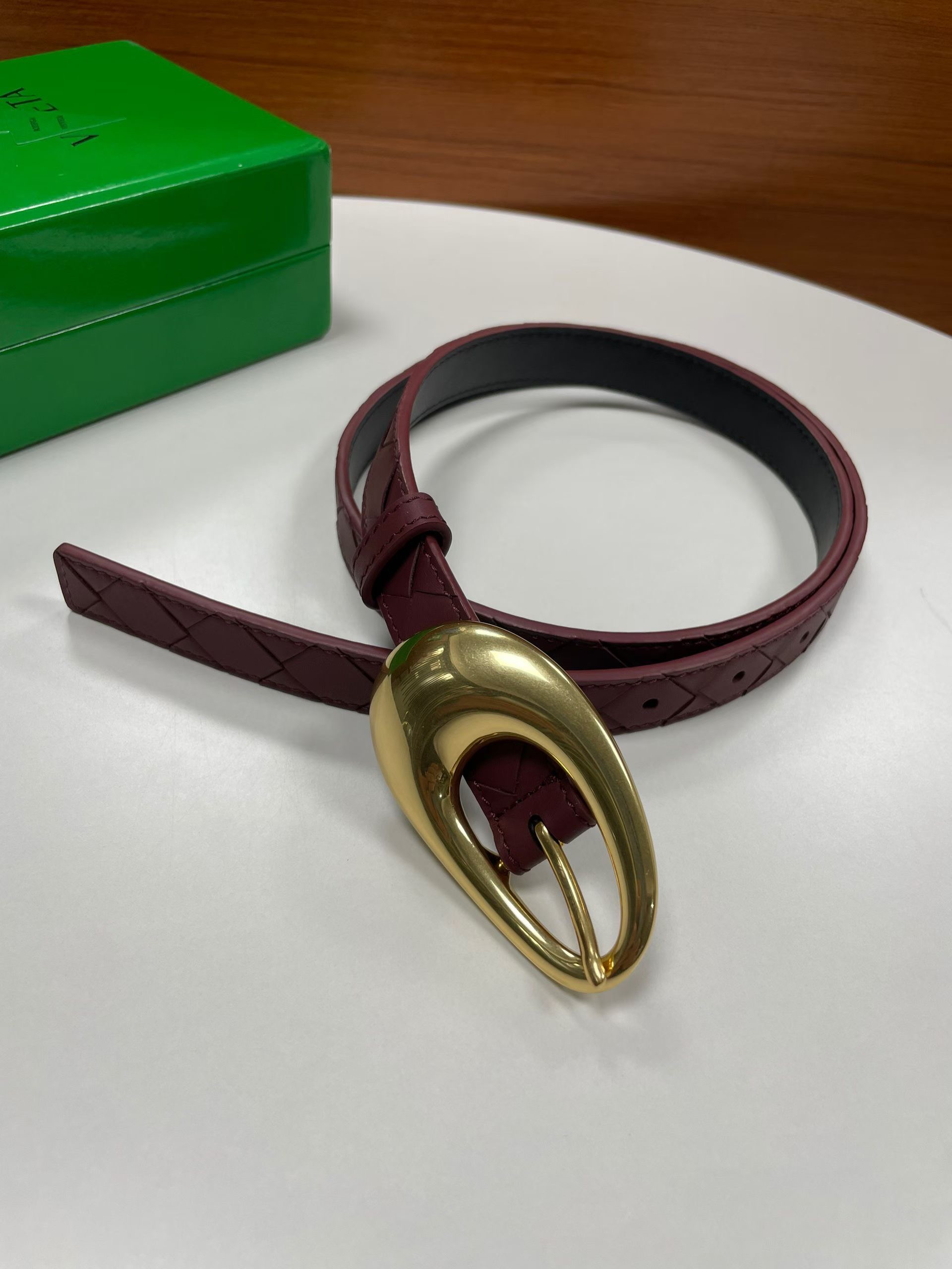 Bottega Veneta 보테가베네타 보테가 베네타 빈티지 버클 송아지가죽 벨트 10