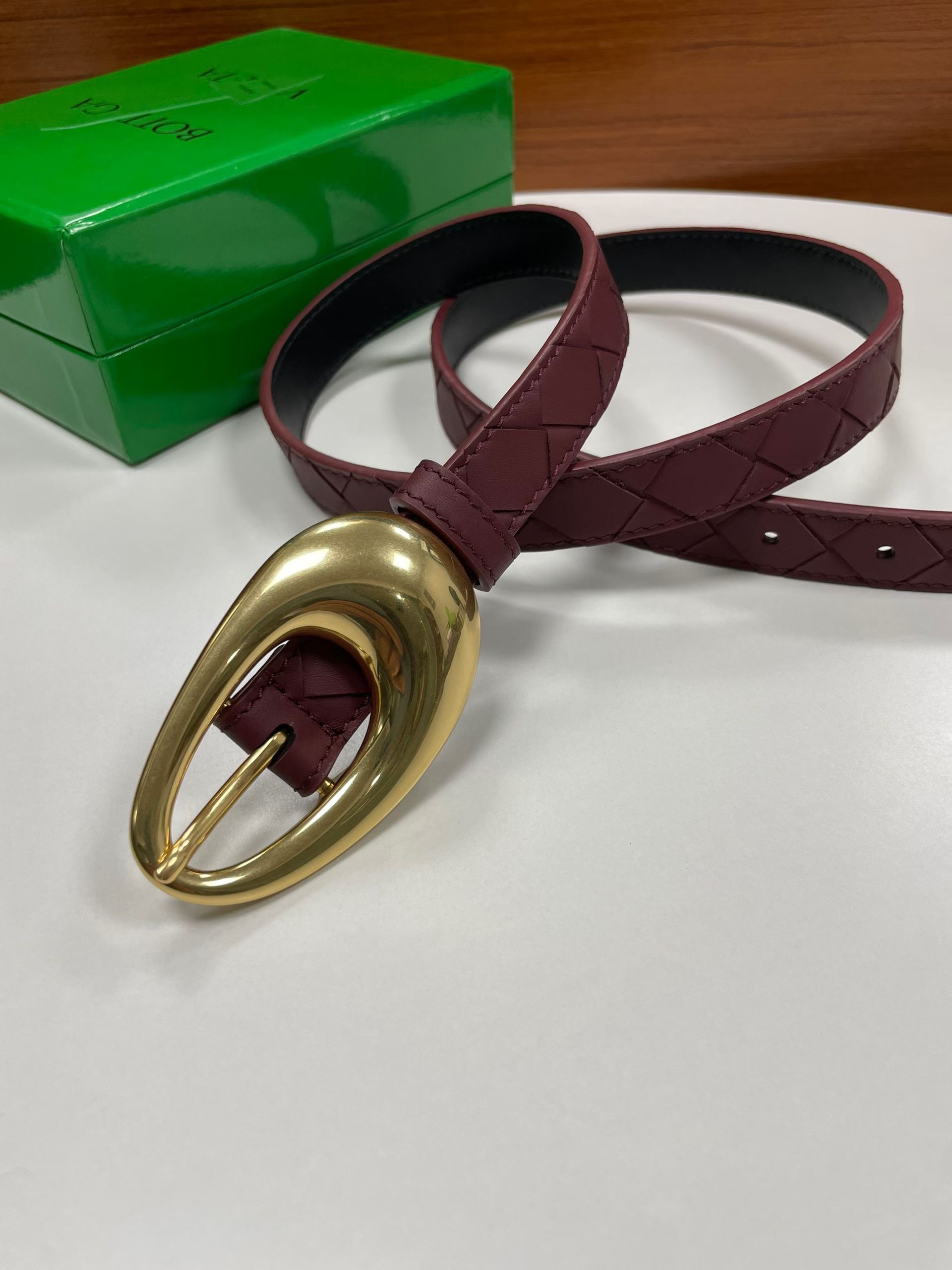 Bottega Veneta 보테가베네타 보테가 베네타 빈티지 버클 송아지가죽 벨트 11