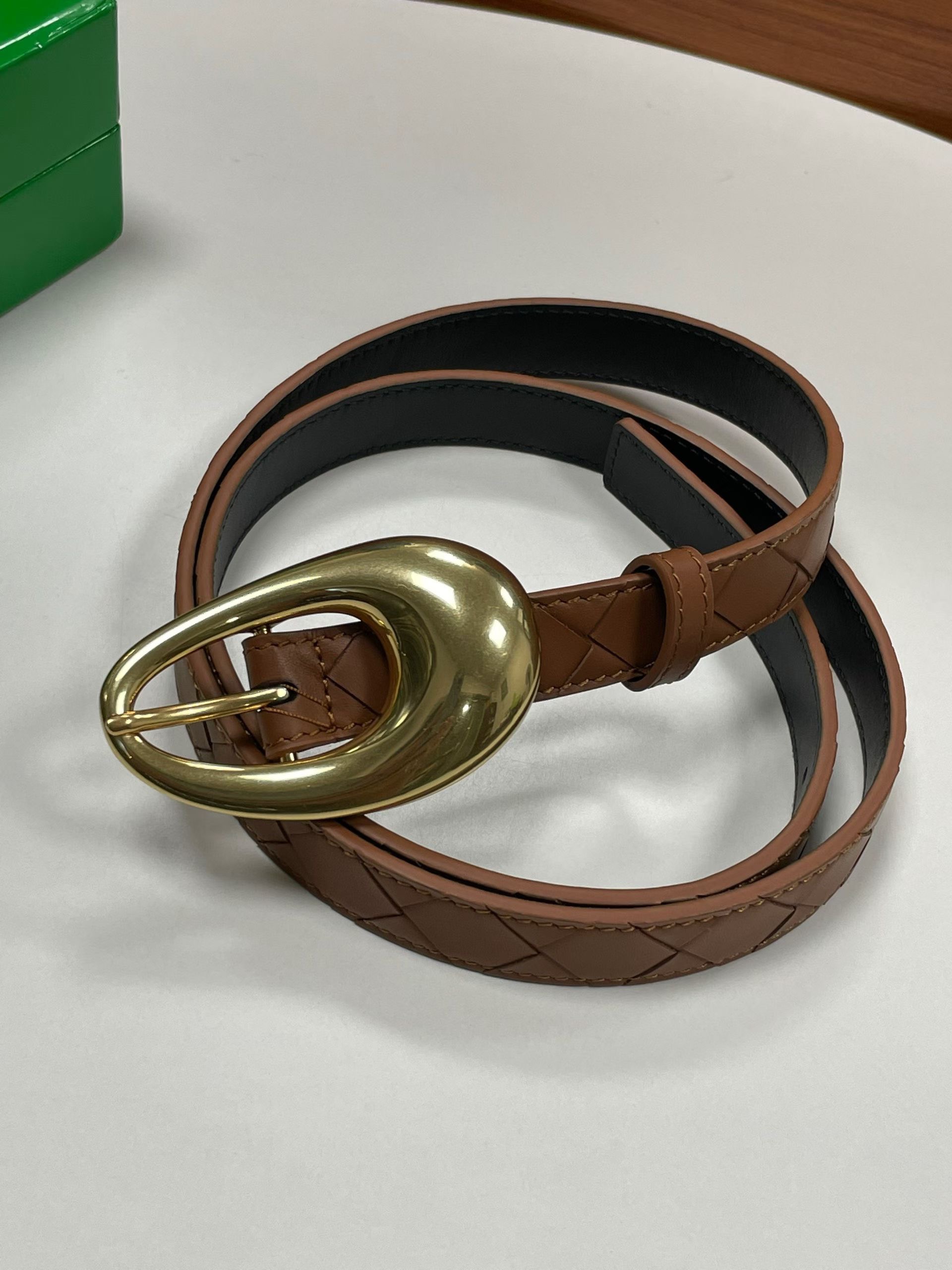 Bottega Veneta 보테가베네타 보테가 베네타 빈티지 버클 송아지가죽 벨트 16