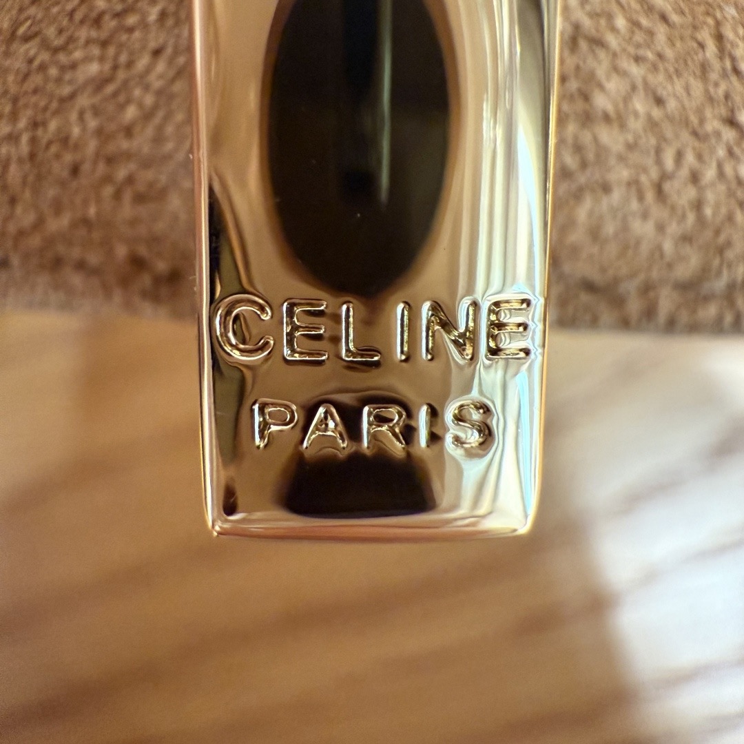 CELINE 셀린느 웨스턴 25mm 트리옴프 버클 스웨이드 & 카프스킨 벨트 8