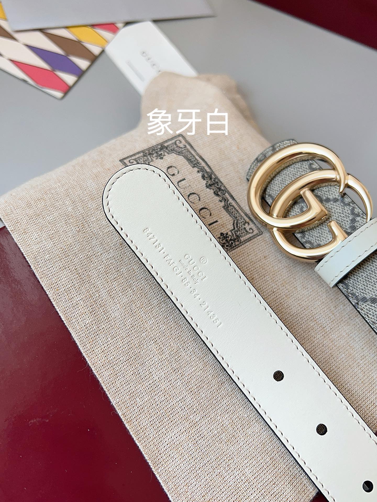 Gucci 구찌 GG 마몽트 양면 GG 수프림 벨트 7