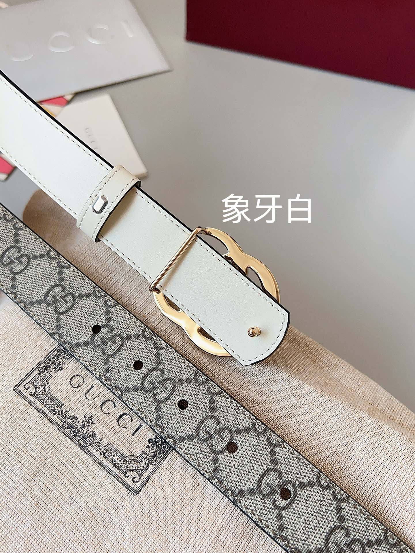 Gucci 구찌 GG 마몽트 양면 GG 수프림 벨트 11