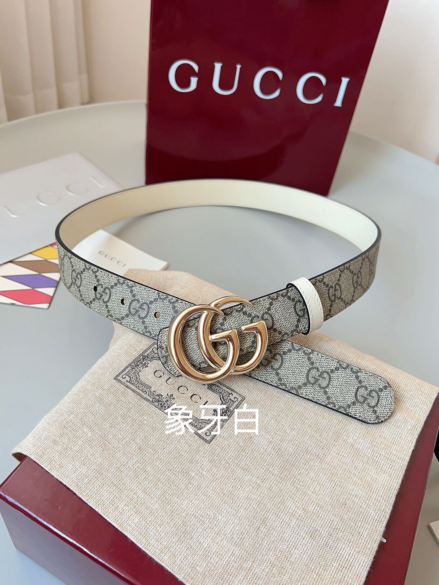 Gucci 구찌 GG 마몽트 양면 GG 수프림 벨트 13