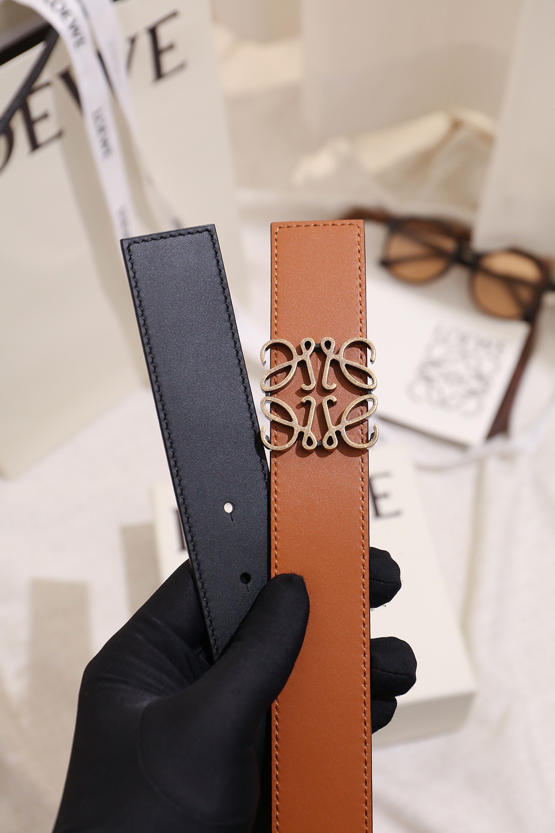 SAINT LAURENT BEA 토트백 LE CASSANDRE 장식 9